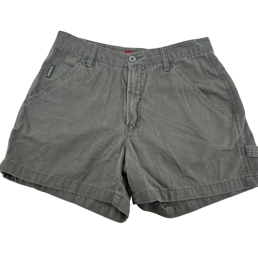 Unionbay Vintage army green Cargo Shorts‎ Womens 7 Y2K Utility Carpenter